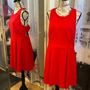 NWT B Smart Red Cut-Out Dress